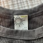 arie cropped flowy top Gray Photo 2