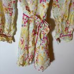 Reiss NWT Molly Buttercup Floral Print Puff Sleeve Mini Dress Size 2 Photo 3