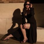 Reformation  Sigmund Dress Black Size 0 square-neck puff sleeves slit NWT Photo 12