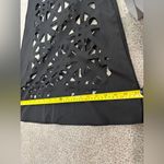 Women’s Casual High Rise High Waist Hollowed Out Cut Out Wide Leg Black Pants Size L Photo 1