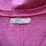 Free People FP Beach Pink Maxi Dress Sleeveless V Neck Elastic Waist Cotton S Photo 5