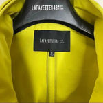 Lafayette 148 New York Zip Jacket Reva Sugarcane Polyester Jacket Blazer Size 6 Photo 2