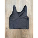 Lululemon RIBBED SOFTSTREME CROPPED TANK BLACK SZ 2 Photo 1
