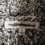 Madewell  Marled Wide Rib Knit Black White Turtleneck Sweater Size Small Photo 12