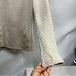 Kuhl  Women's Athena Pullover medium Cowl Neck Waffle Knit Sweatshirt merino wool Photo 3