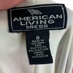 American Living Floral Print Sleeveless Cowl Neck Sheath Dress Size 8 Photo 2