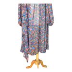 For Love & Lemons Brittany Floral Midi Dress Long Sleeve Women's Size Medium NWT Photo 4