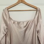 Princess Polly Elegant Cream Off-Shoulder Dress Photo 9