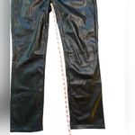 Gap  Black Faux Leather High Rise Vintage Slim Pants Photo 6