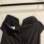 Charlotte Russe Black Strapless Sweetheart Neckline Jumpsuit - Size M Photo 5