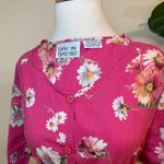 Day In Day Out || Vintage Floral Jumpsuit Pink Size L Photo 3