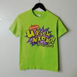 Nickelodeon Vintage U Pick Nick! Dollywood T Shirt USA Graphic Tee Green Small S Photo 14