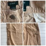 J.Crew  Khaki Utility Cargo Pants Favorite fit Tan Brown Size 2 Low Rise Flare Photo 3