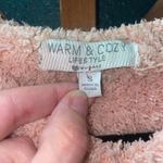 Warm & Cozy Pink Fuzzy Hoodie Photo 2