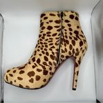 Christian Louboutin  Miss Clichy Leopard Print Platform Ankle‎ Booties Sz 10 Photo 2