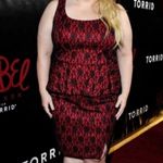 Torrid x Rebel Wilson Red&Black Lace Peplum Sheath Midi Dress Sz.26W Photo 2