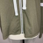 Miss Chievous  Sz Medium Full-Zip Hoodie Jacket Taupe Embroidered Photo 4