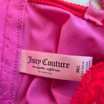 Juicy Couture  Pink Satin corset bra y2k size 36C Photo 6