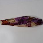 American Vintage Vintage Womens Floral Fabric Waist Belt 70s 80s USA‎ Multicolor Retro Leaves VTG Photo 1