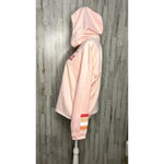 Coca-Cola Women's XL Pink Cropped Hoodie Long Sleeve Pullover Casual Photo 1