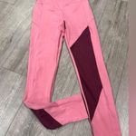 Gymshark asymmetric color block pink dark ruby leggings ✨ Photo 7