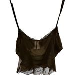 Urban Outfitters Out From Under Sheer Black Cropped Camisole nwot Photo 3