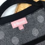 LeRumi polka dot balloon sleeve tie front cardigan‎ Photo 2