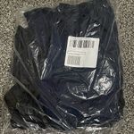 Susan Graver New Black and Blue Liquid Knit Pull On Wide Leg Crop Pants Set M Photo 1