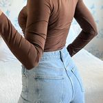 Miss Lola Brown Long Sleeve Top Photo 2