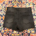 Black Distressed amazon Denim Shorts Size M Photo 1