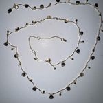 Gold Seashell and Diamond Belly Chain Silver Photo 1