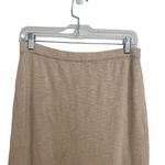 Hausen Natural Midi Skirt Sz M Tan Size M Photo 4
