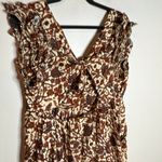 House of Harlow 1960 Mirabelle Ruffled Maxi Dress Brown Size XL Photo 5