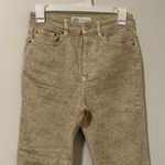 ZARA  The Dreed Flare Floral Printed Jeans Size 4 Photo 0