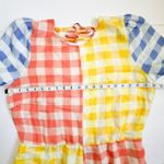 Farm Rio  Anthropologie Gingham Contrast Romper Photo 10