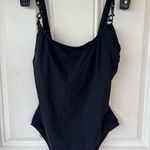 Tory Burch NEW Clip tank one piece swimsuit black size small designer woman’s Photo 3