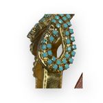 Mystique Boutique Mystique ☀︎︎ Bali Turquoise Crystal Beaded Wedge Thong Sandals ☀︎︎ Gold 7M ☀︎︎ Photo 11