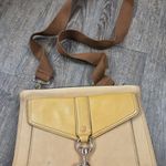 Rebecca Minkoff  Hudson Moto Tan Leather Crossbody Bag Adjustable Strap Purse Photo 0