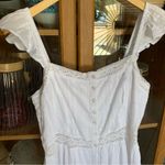 White maxi tier lace dress Size L Photo 3