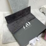 10k Rose Gold Natural Mined Earth Diamond Mini Key Dainty Necklace Gray Photo 2