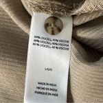 beach lunch lounge women Kimberly long sleeve Shirt khaki size L NWT Photo 7