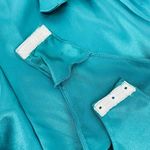 Vintage Second Skin Satin Green Teddy Frilly Leg Lingerie Womens Medium Photo 3