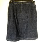 Ralph Lauren Like New!  Denim Skirt Patch Pockets & Slit 6 Photo 2