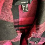 Forever 21 Pink and Black Checkered Shirt Photo 1