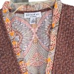 Current Air  QUILT CONTRAST MOTIF TOP Deep Mauve Multi XS Photo 2