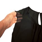 Enfocus Studio  bodycon dress size 4 black and tan stripes. Photo 3