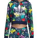 Adidas Original Women XS Cropped Blossom of Life Floral Hoodie & Leggings Photo 0