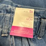 SO NWT  Light Wash Mom High Rise Blue Jean size 15/32W Photo 3
