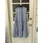 Draper James RSVP Blue & White Embroidered Sleeveless Baby Doll Dress Plus 3X Photo 8