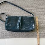 Etienne Aigner Vintage  Pompeii Blue Teal Patent Leather Mini Bag Clutch Purse Photo 7